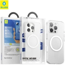 Чохол Blueo Crystal+ Anti-Drop MagSafe для Apple iPhone 16 Pro (Прозорий)
